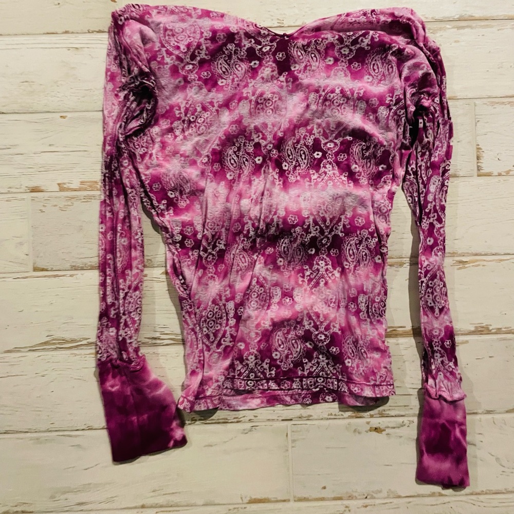 Pink and purple tye dye light hoodie